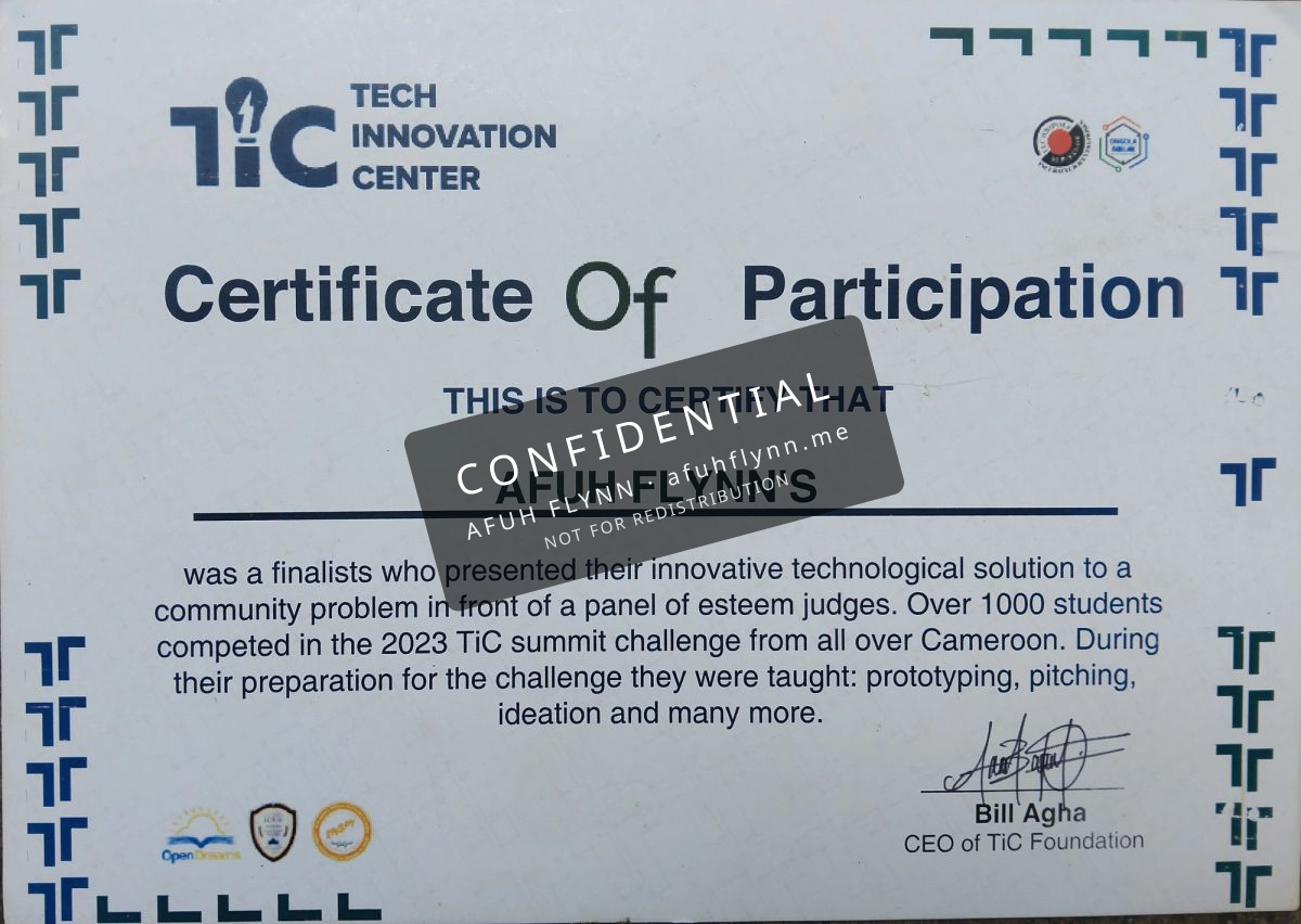 4th Place National Finalist - TiC Summit 2023 image